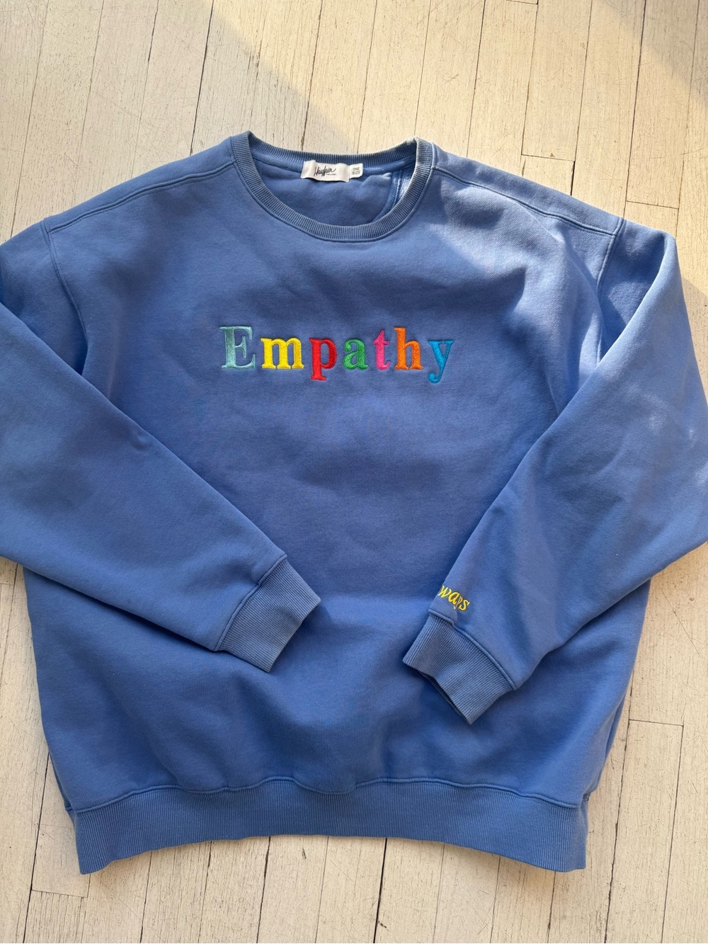 Mayfair Group Empathy Embroidered Crewneck